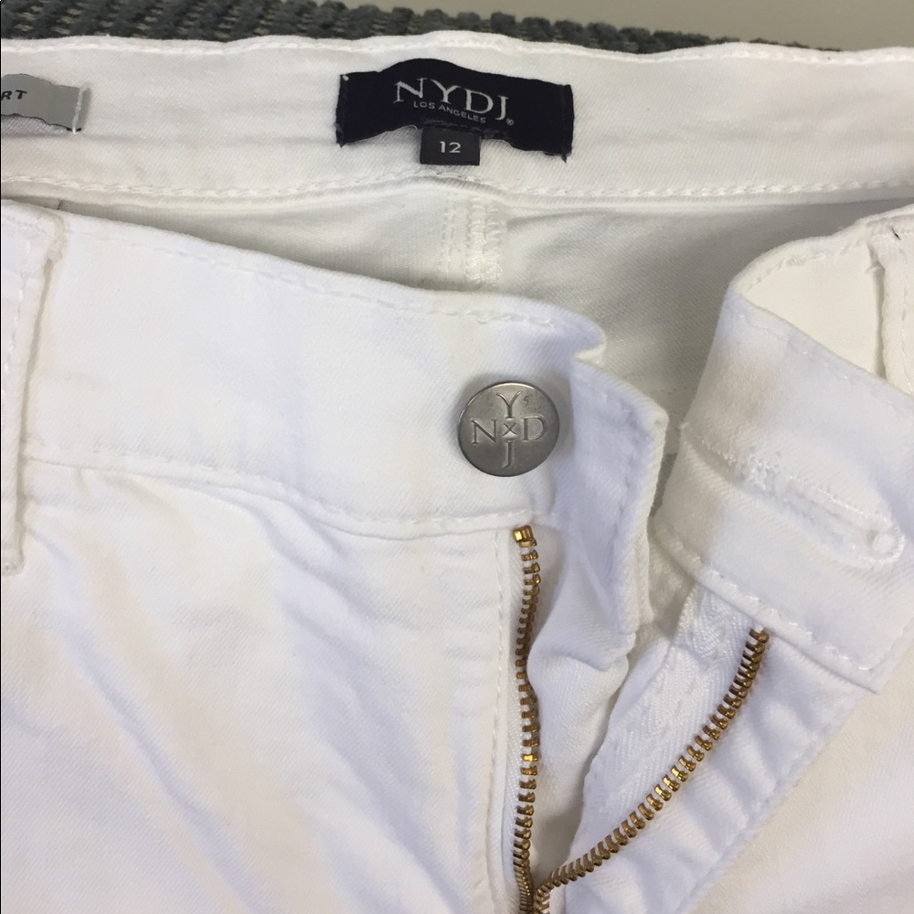 NYDJ White Jean shorts